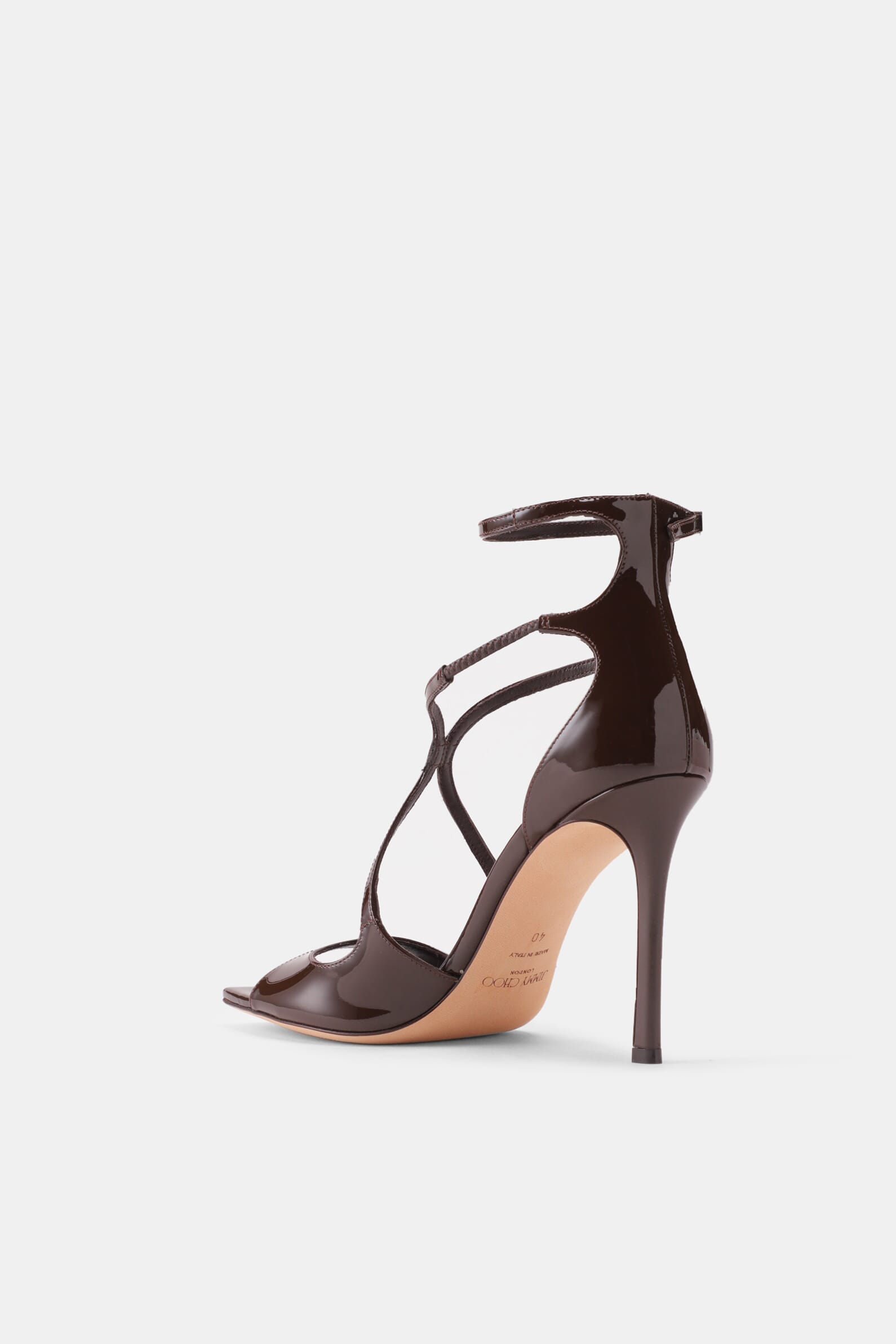 Кожаные босоножки Azia 95 Jimmy Choo 00463546_05 - Онлайн-магазин