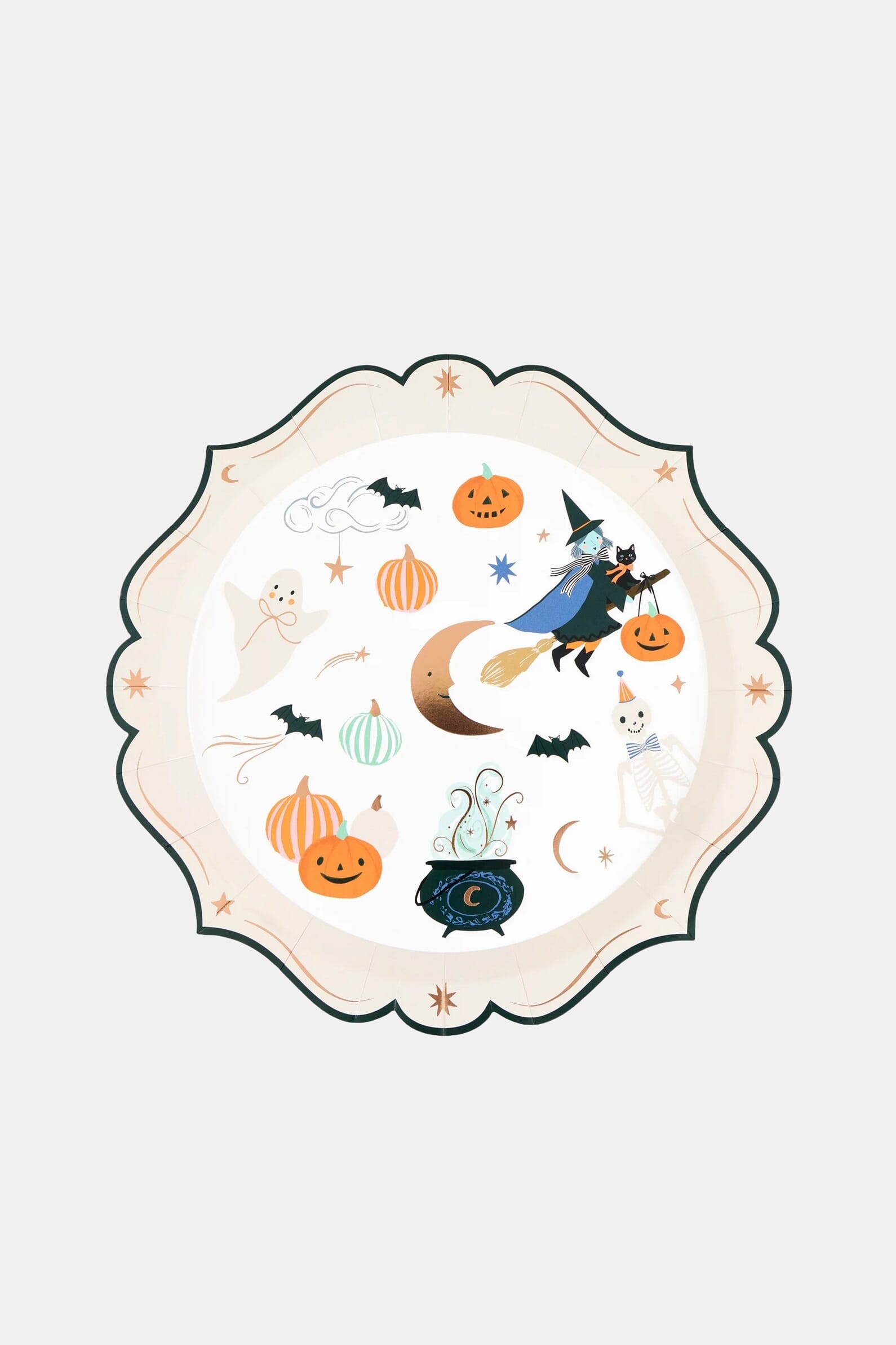 Набір тарілок Ornate Edge Halloween