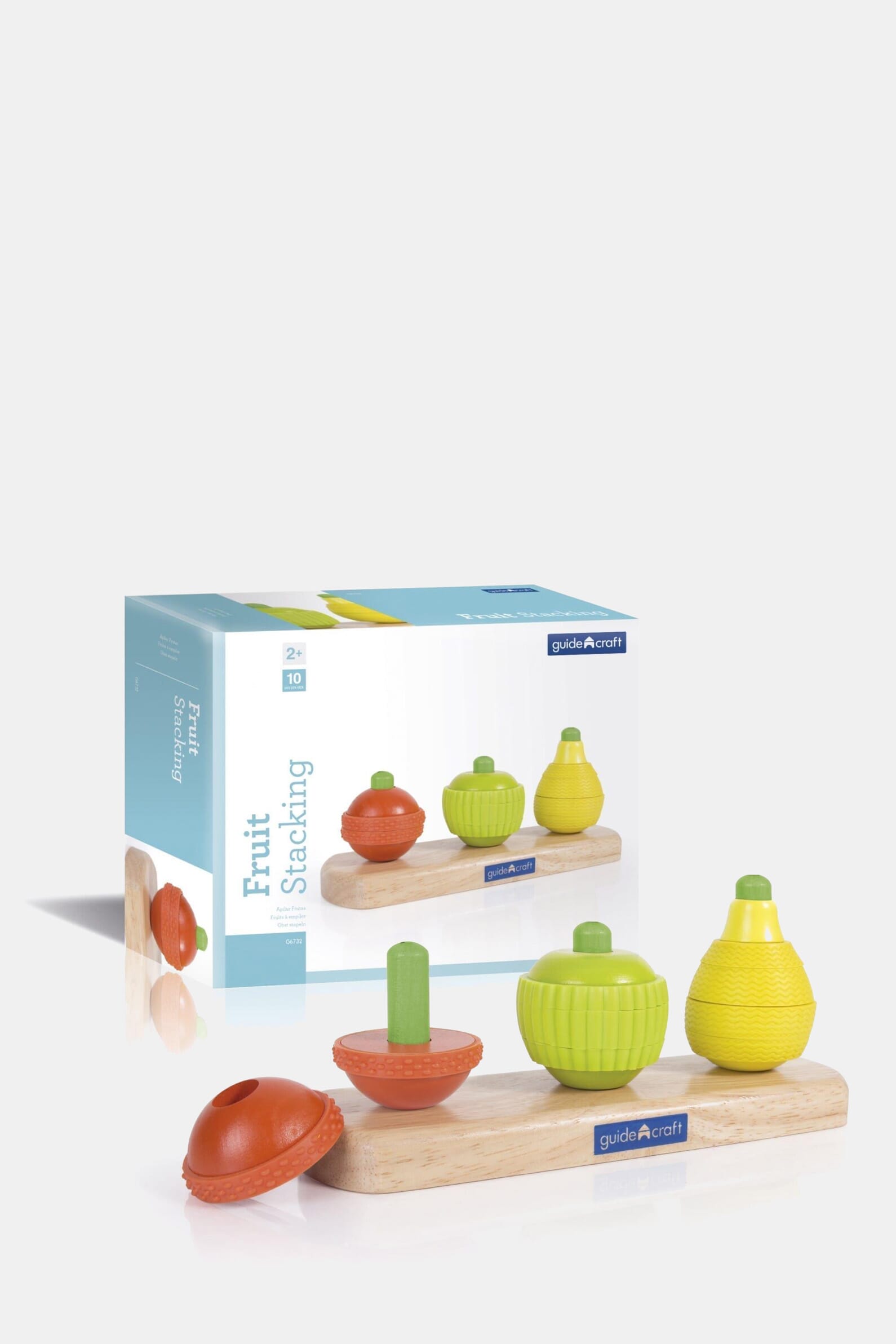Пирамидка Guidecraft Manipulatives "Фрукты"