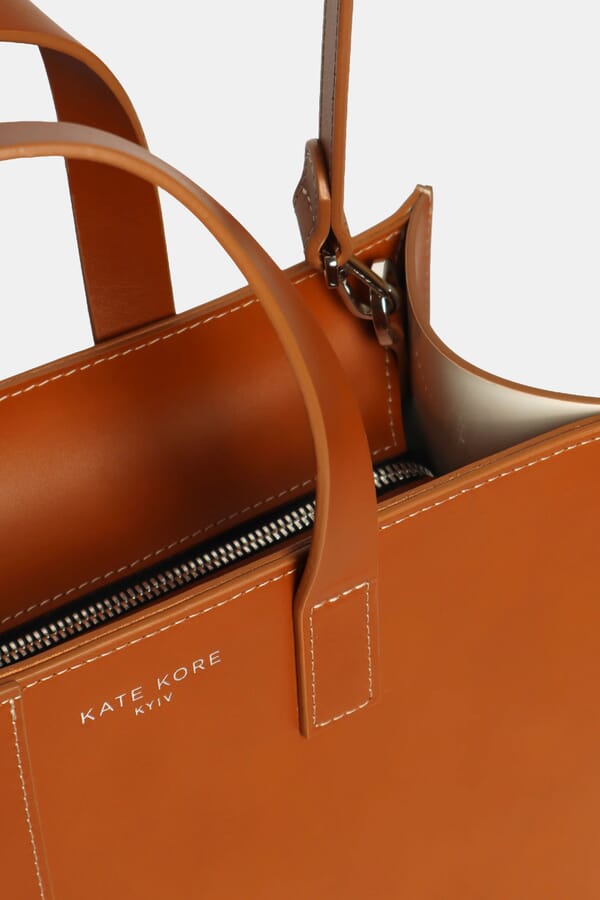 Kate Kore Шкіряна сумка Square Tote 00637542_53  №4