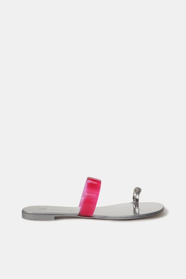 Giuseppe Zanotti Шкіряні шльопанці 00435167_30  №1