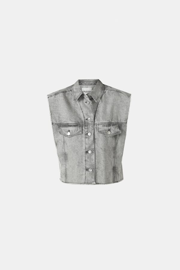 Isabel Marant Étoile Джинсовий жилет 00476016_08  №1