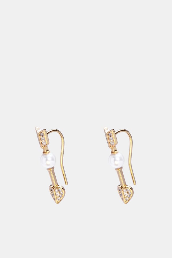 Kate Spade Сережки Love game arrow earpins 00432027_29  №1