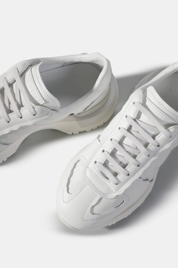 Maison Margiela Шкіряні кроссовки 50/50 Runner Sneaker 00498571_18  №4