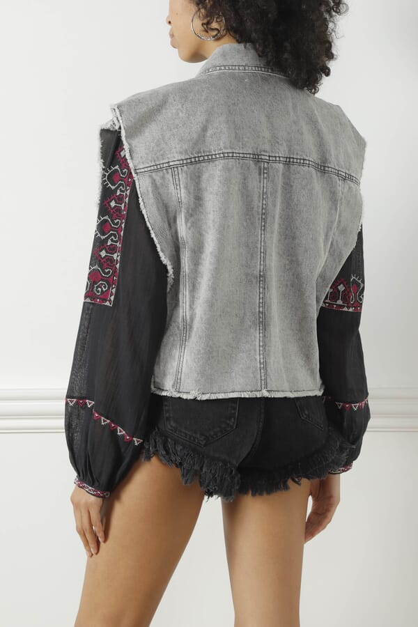 Isabel Marant Étoile Джинсовий жилет 00476016_08  №3