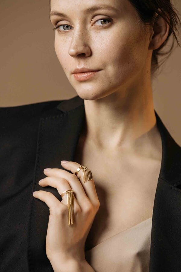 Iva Jewellery Каблучка з цепочкою «Confidence» 00452578_29 №4