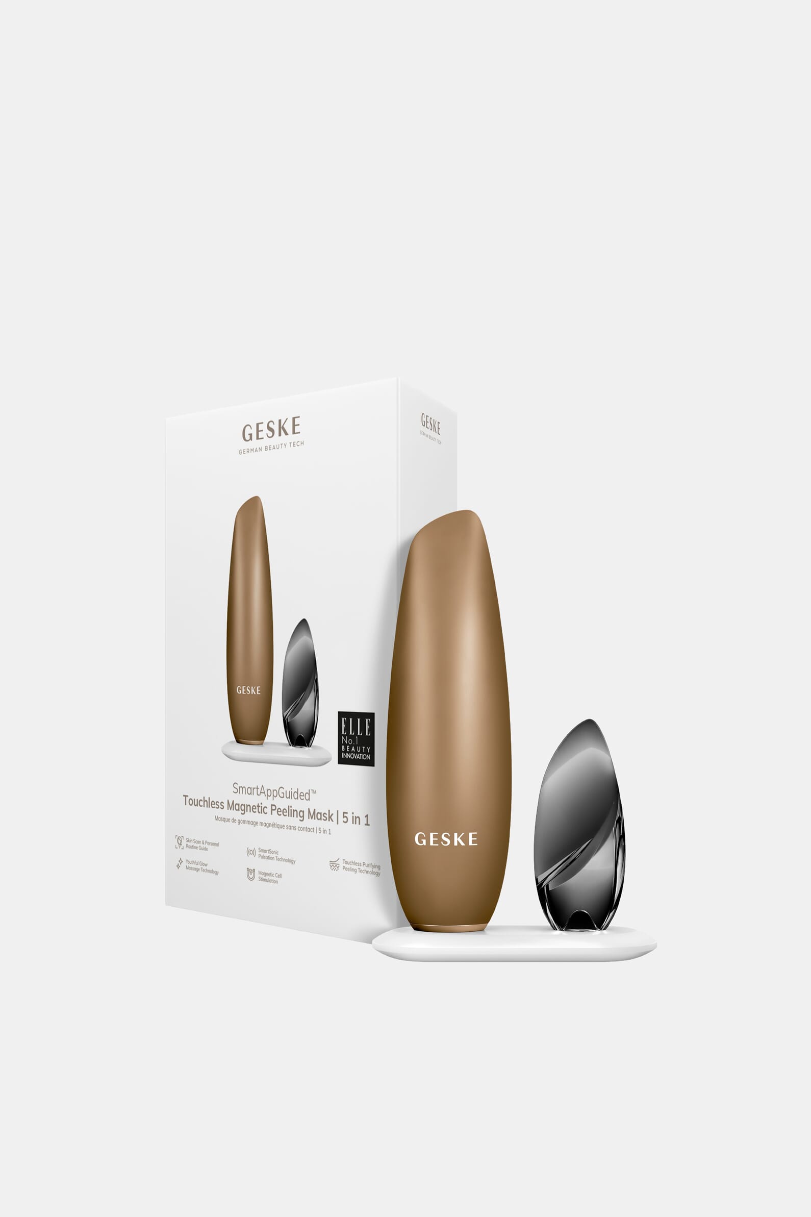 Безконтактна магнітна пілінг маска GESKE Touchless Magnetic Peeling Mask 5 в 1