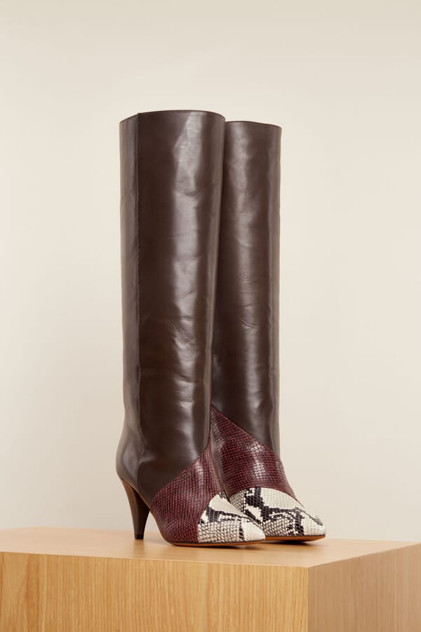 Isabel Marant Кожаные сапоги 00232709_05  №3