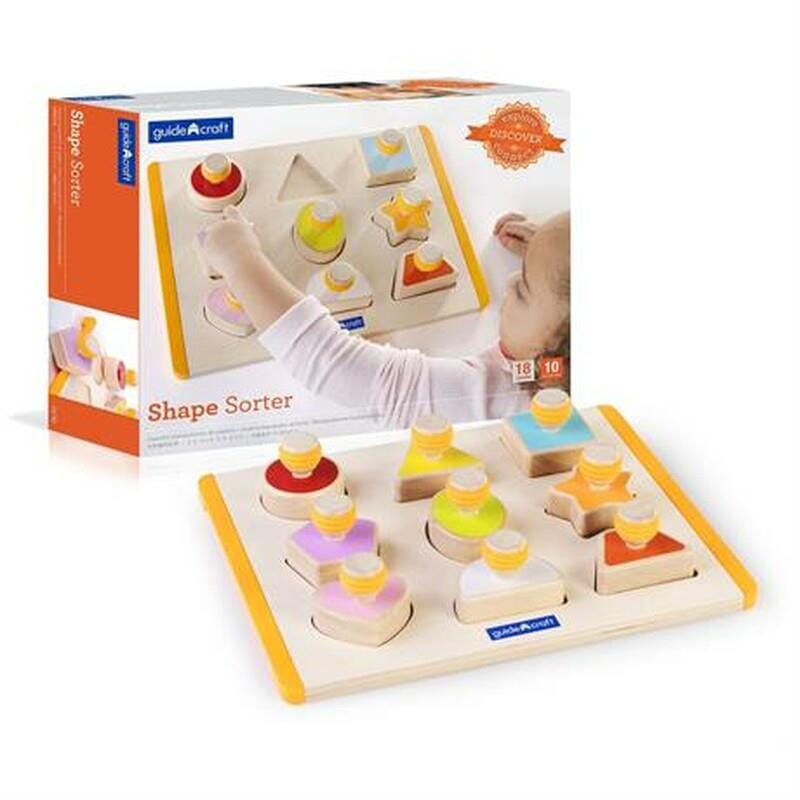 Сортер Guidecraft Manipulatives "Формы с ручками"