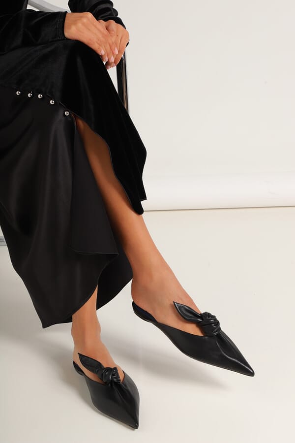 LANVIN Кожаные мюли  00623331_01  №2