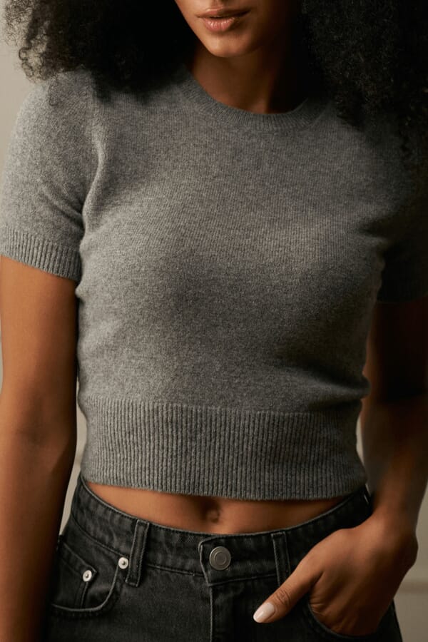 Selvage Studio Кроп-то з кашеміру 00679183_08  №2