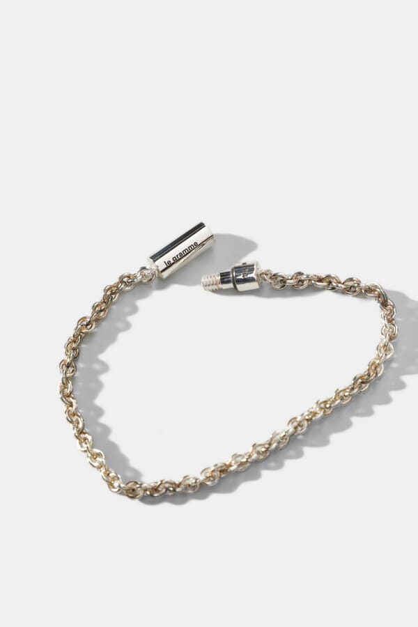 le gramme Браслет Cable on chain bracelet le 11g 00394084_30  №4