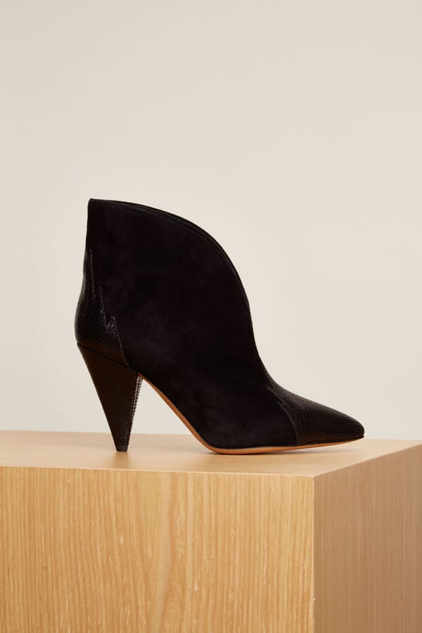 Isabel Marant Замшевые ботинки BO0228-19P008S-Black  №1