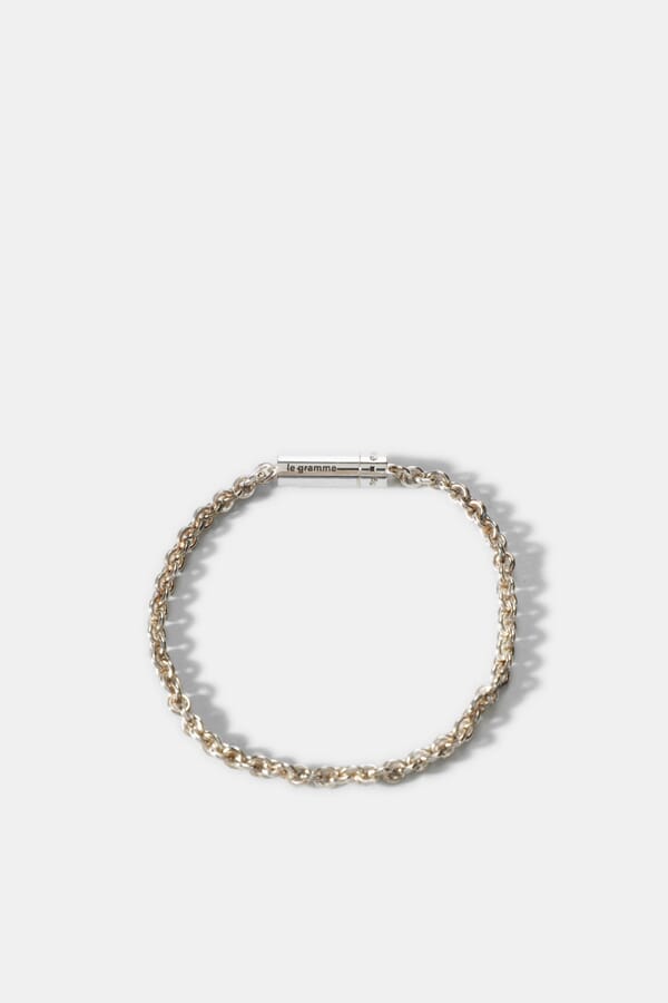 le gramme Браслет Cable on chain bracelet le 11g 00394084_30  №2