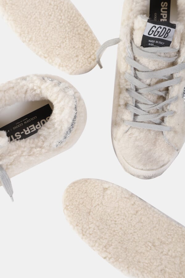 Golden Goose Шкіряні кеди з хутром 00454415_12 №3