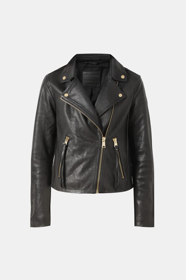 AllSaints Шкіряна куртка-косуха 00456627_01  №1