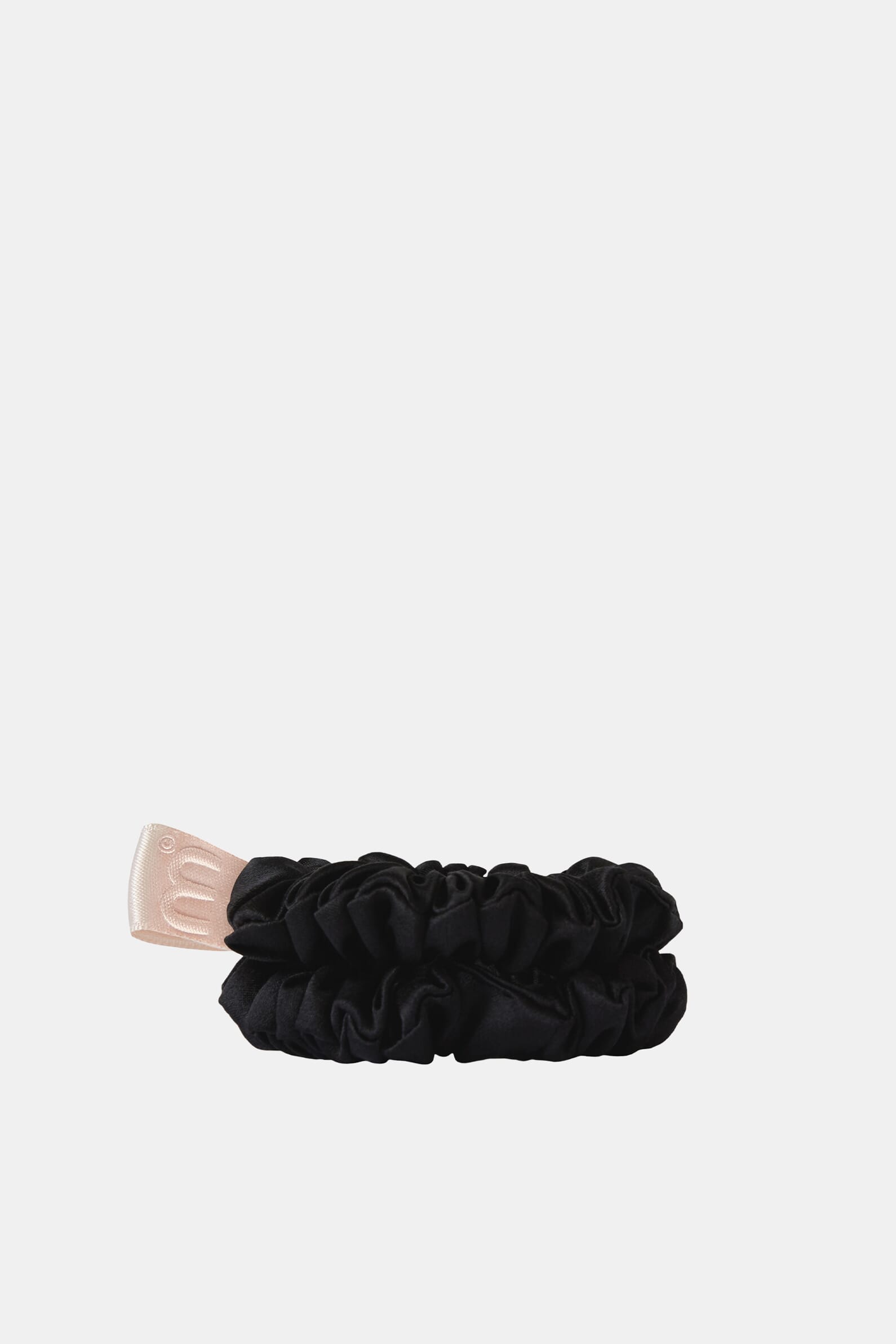 Набір із 2 міні-резинок для волосся SILK SLIM SCRUNCHIE
