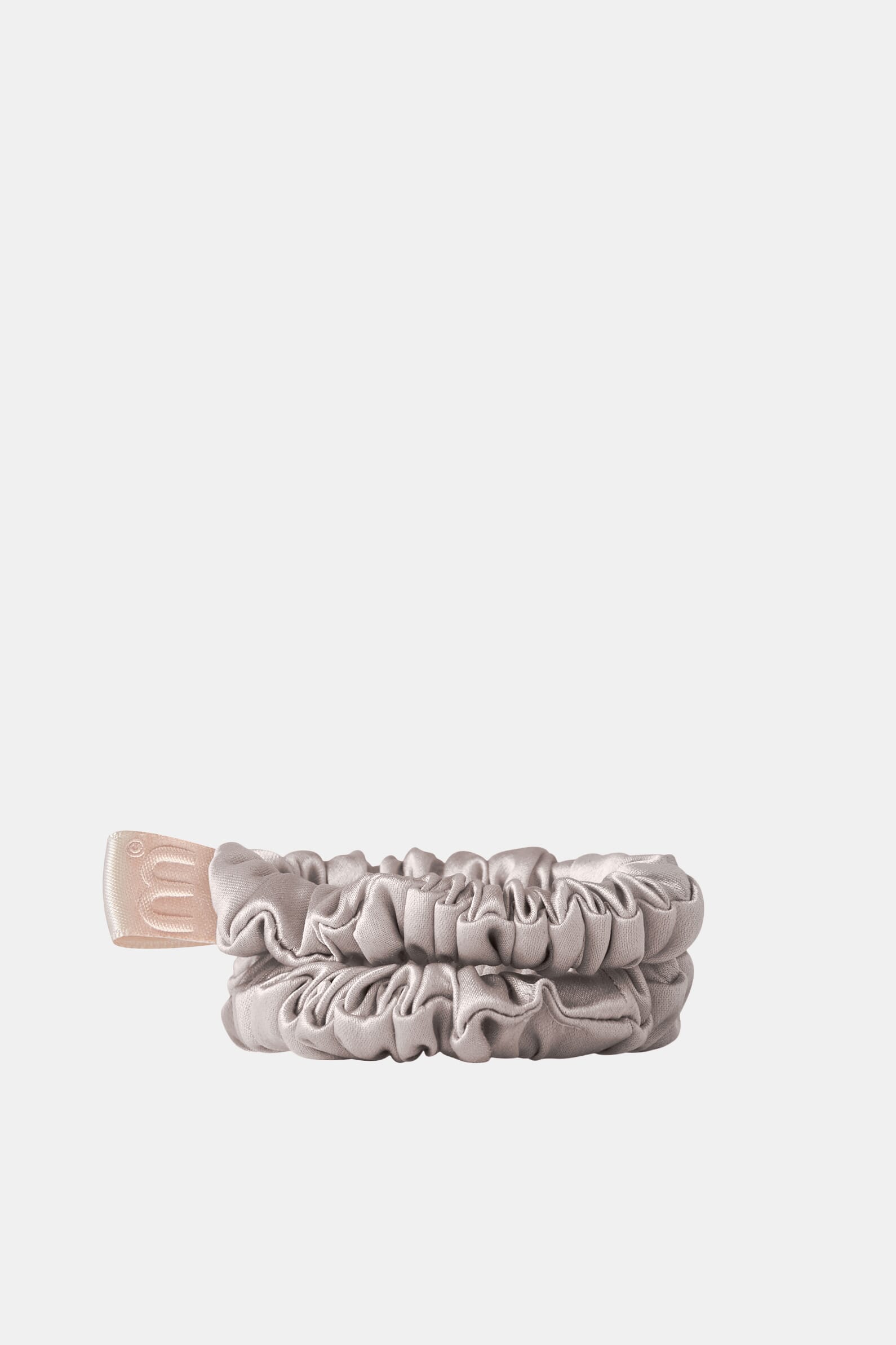 Набір із 2 міні-резинок для волосся SILK SLIM SCRUNCHIE