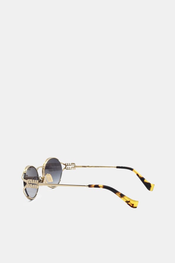 Miu-miu Солнцезащитные очки GREY GRADIENT 00548286_01 №4