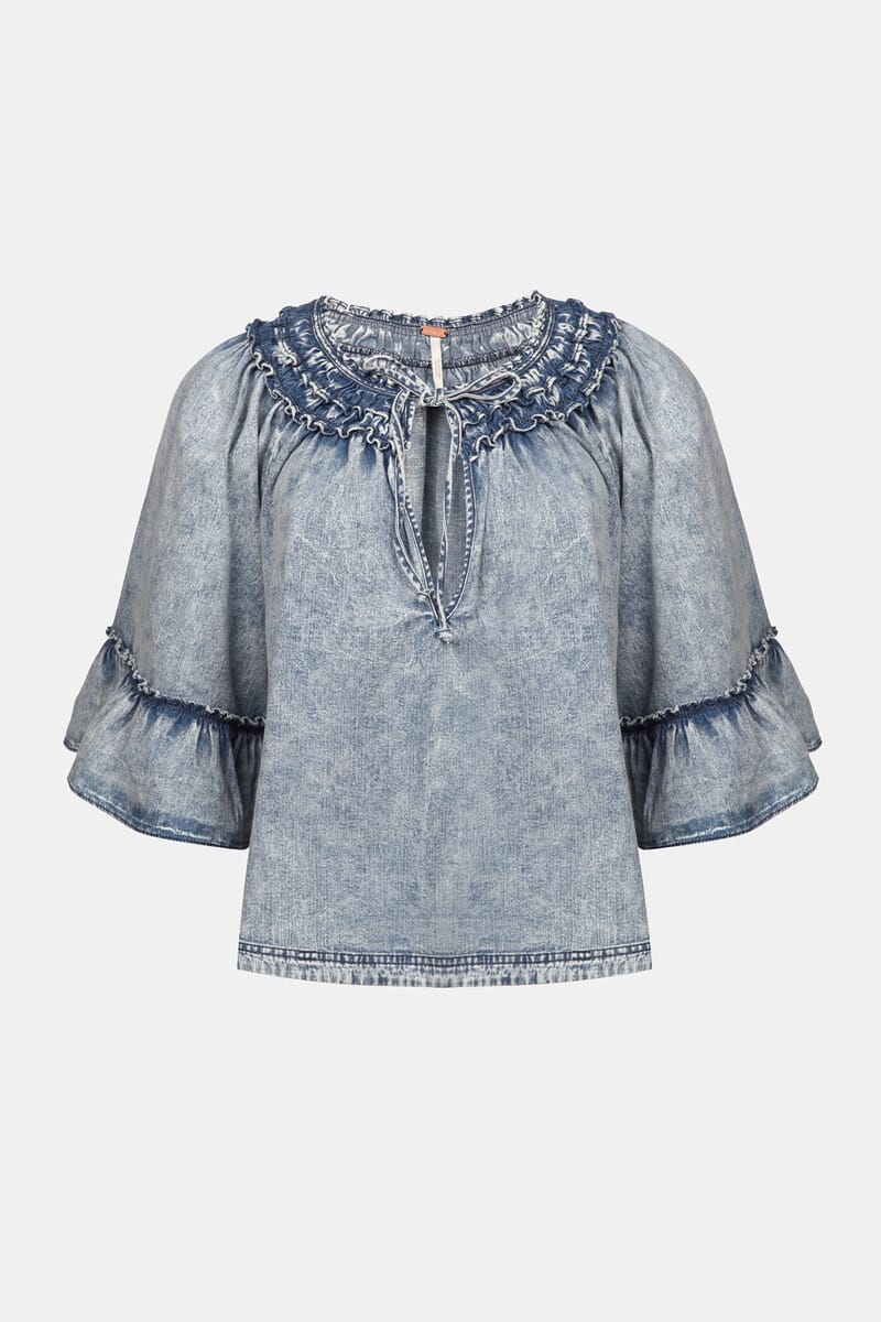 Free People-Джинсова блуза-00349801_03