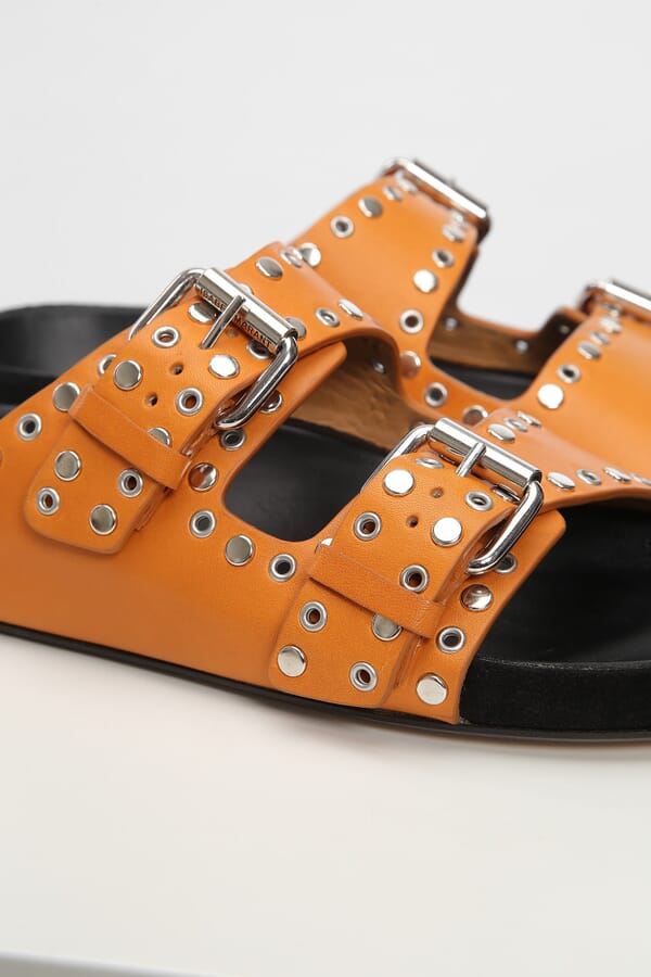 Isabel Marant Шкіряні шльопанці 00331456_05  №2