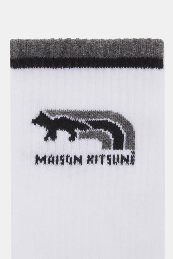 Maison Kitsune Шкарпетки FLASH FOX SPORTY SOCKS 00561382_08  №3