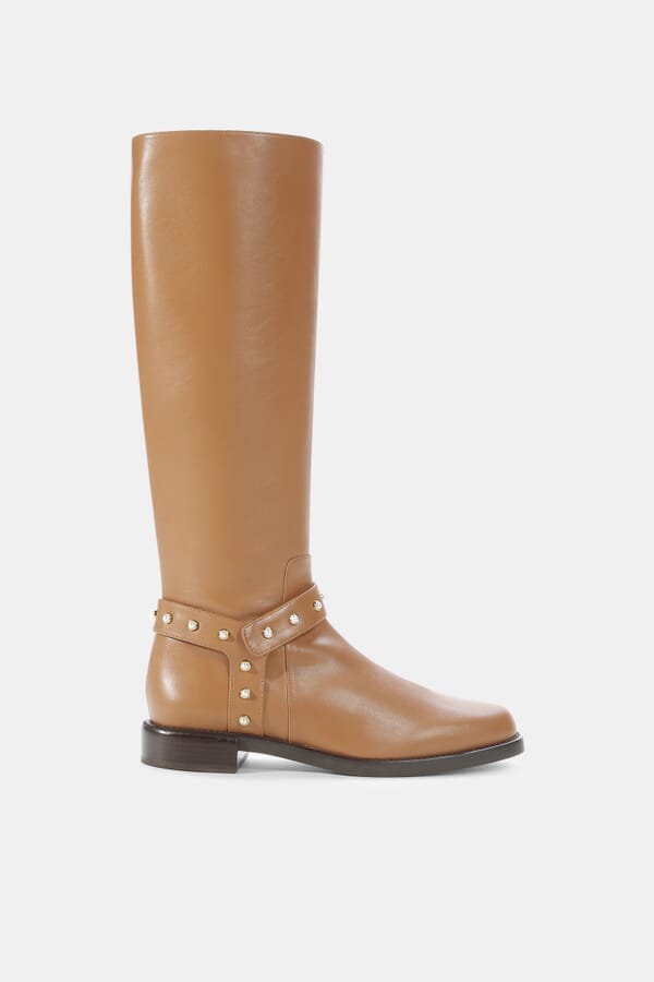 Stuart Weitzman Шкіряні чоботи 00459337_12 №1