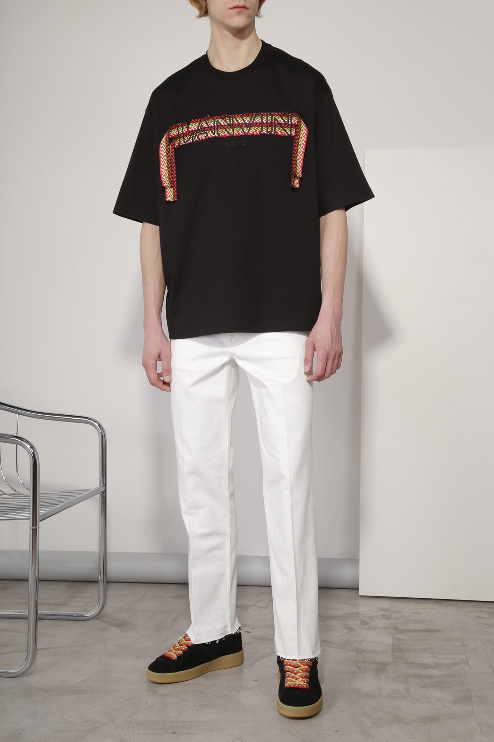 定価20万 LANVIN ベースボールシャツ コレクションライン Футболка LANVIN 00518940_01 — Скидки в ЦУМ Outlet
