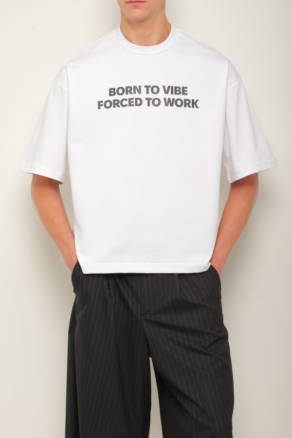 VVHY ME х TSUM Футболка «Born to vibe, forced to work» 00662661_18 №2