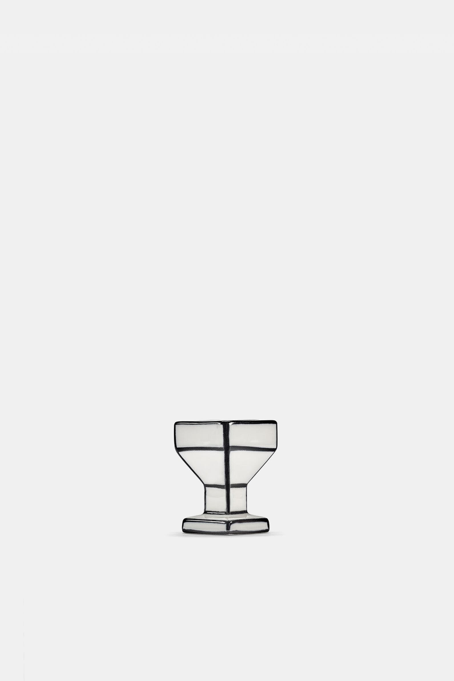 Подставка для яйца EGG CUP WHITE/BLACK CARTE BLANCHE