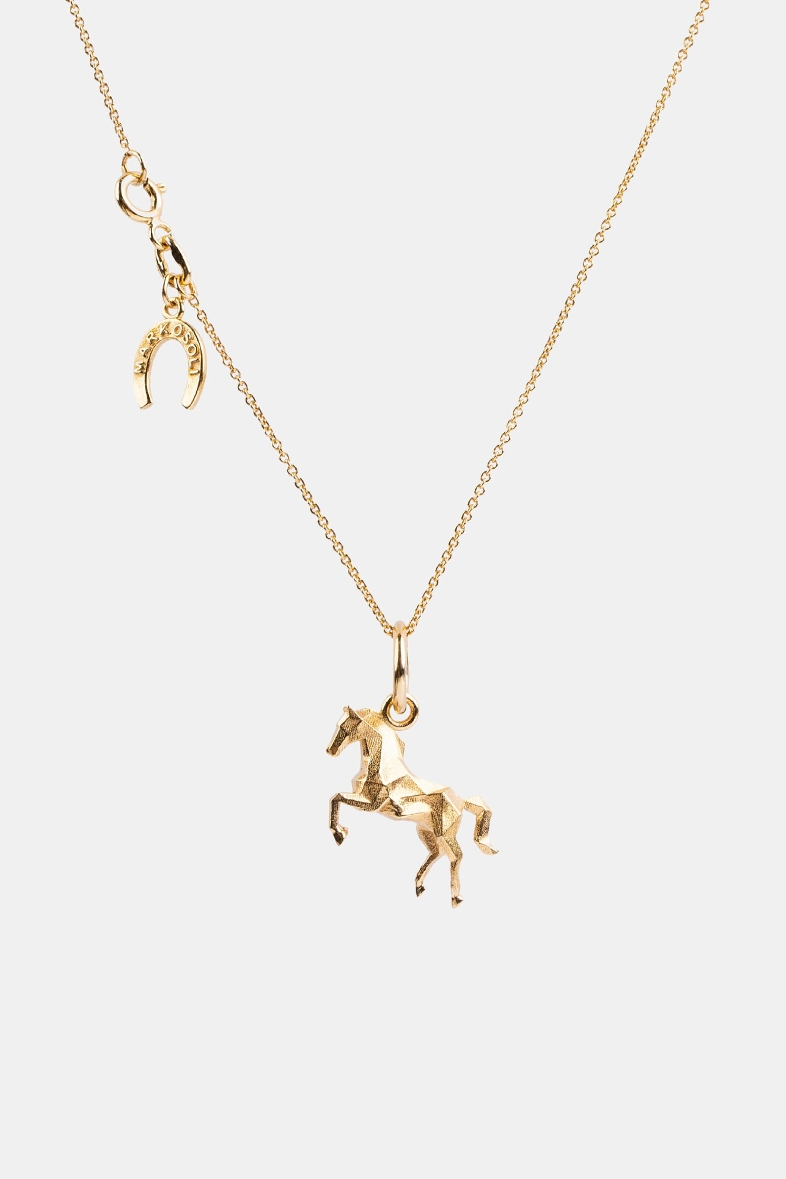 Срібне кольє Flamehorse