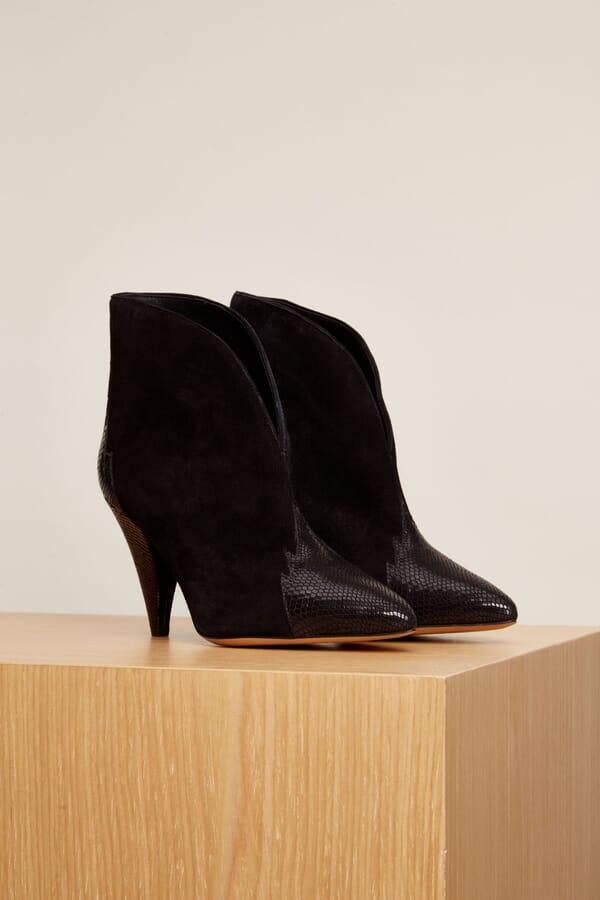Isabel Marant Замшевые ботинки BO0228-19P008S-Black  №4