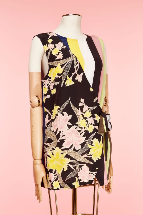 Diane von Furstenberg Шовковий топ 00212392_21  №2