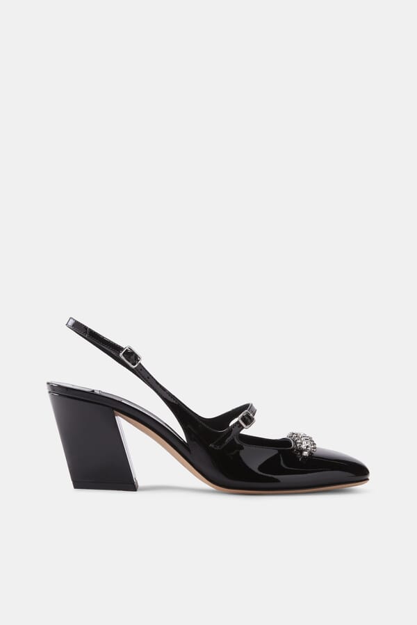 Jimmy Choo Кожаные туфли-cлингбэки BELINDA SB 70  00609057_01  №1