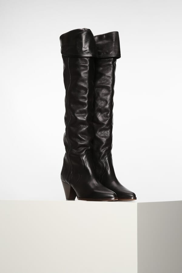 Isabel Marant Шкіряні ботфорти 00309639_01  №3