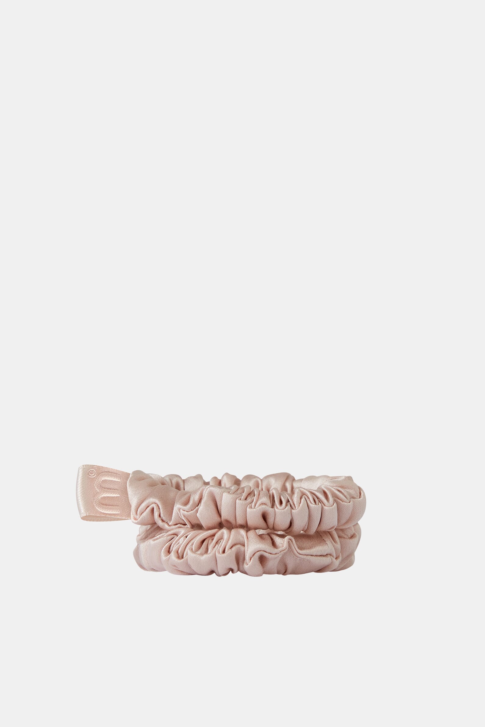 Набір із 2 міні-резинок для волосся SILK SLIM SCRUNCHIE