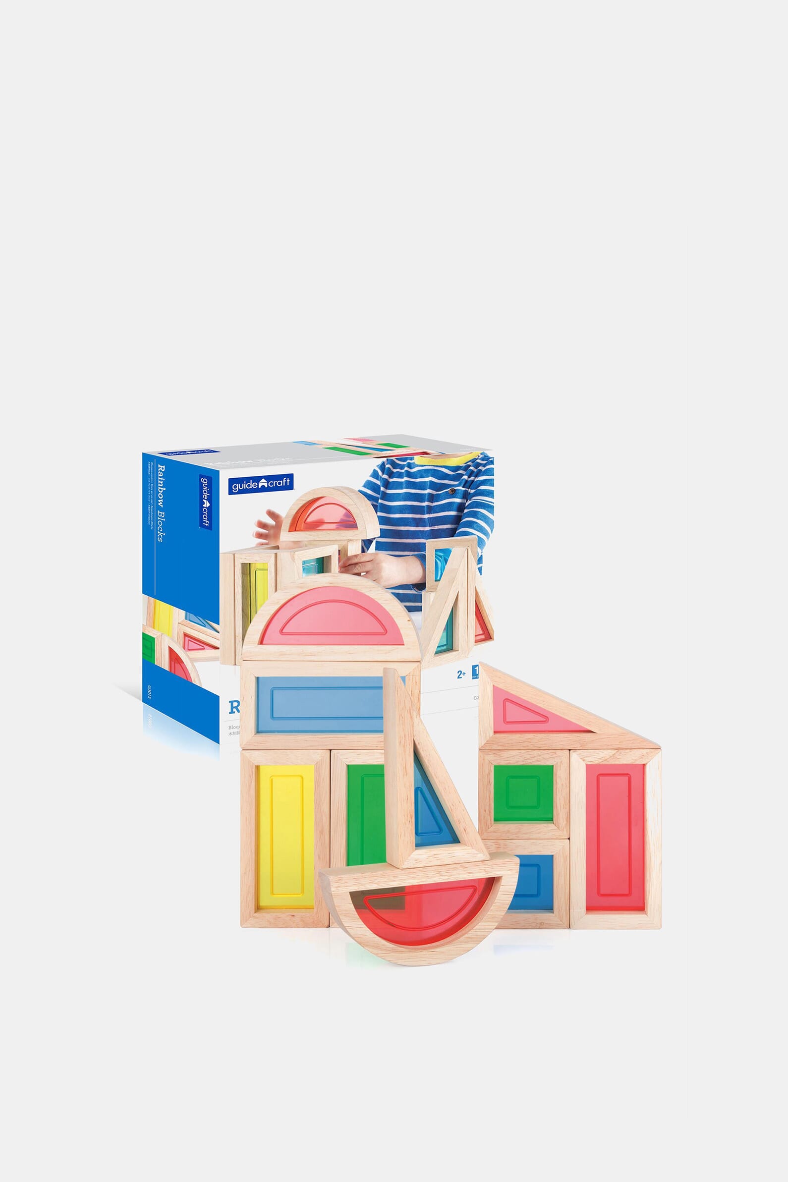 Набір стандартних блоків Guidecraft Block Play "Велика веселка