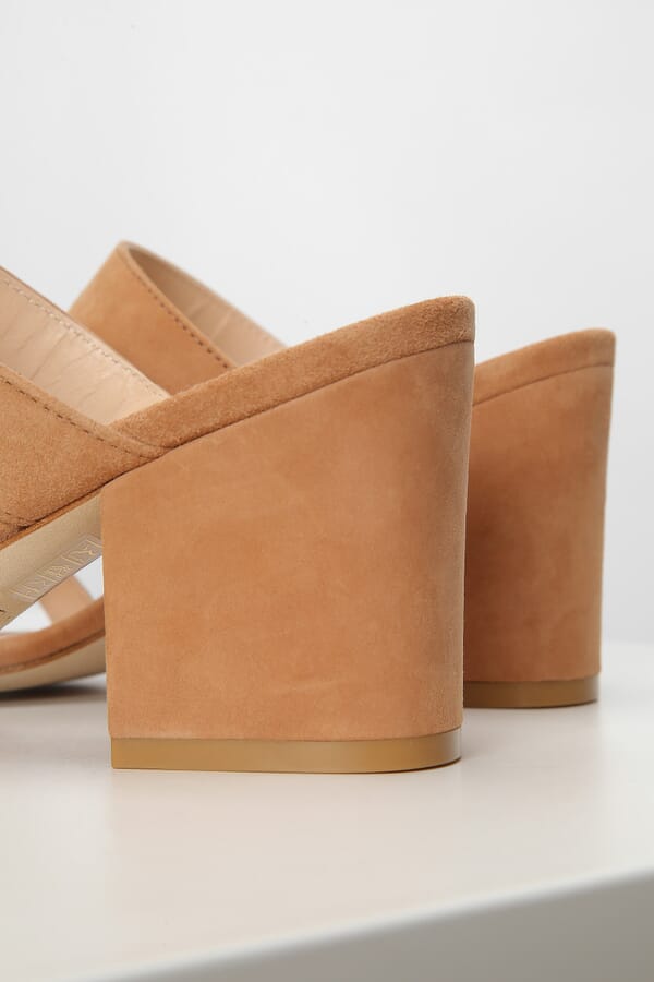 Stuart Weitzman Замшеві мюлі 00333073_12 №2