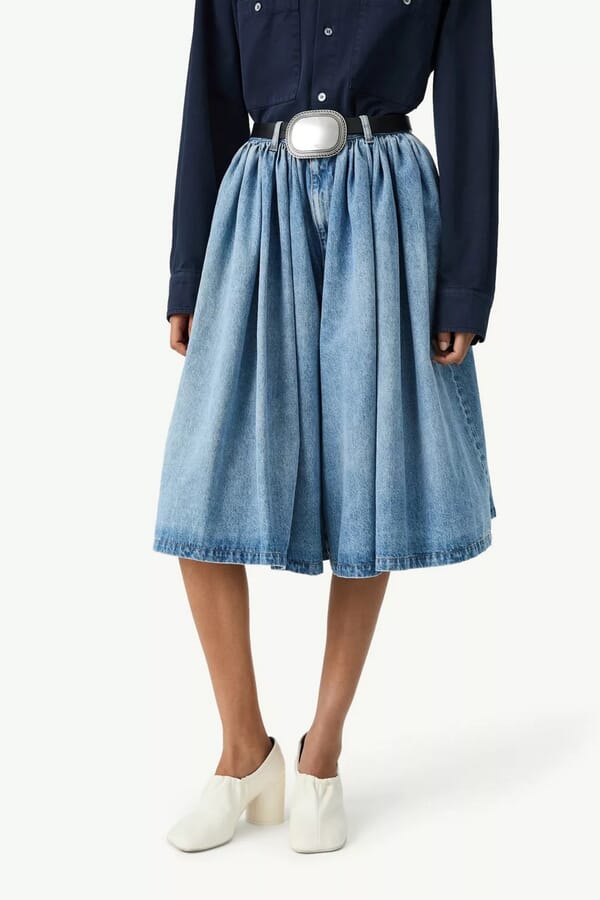 MM6 Maison Margiela Шорти з деніму 00684542_04 №2