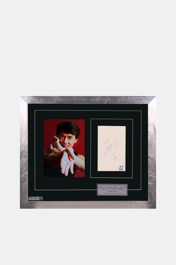 Krilov.Art of Autographs Автограф Джекі Чана 00639452_35 №1