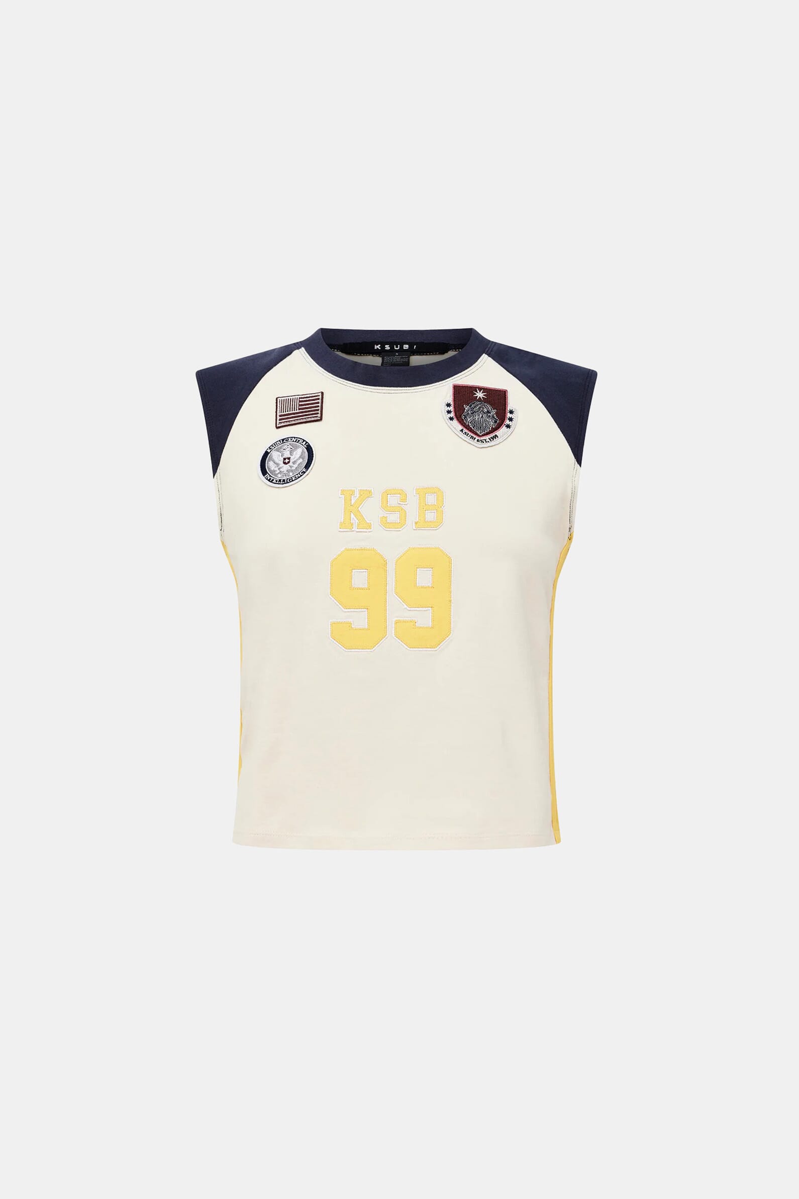 Топ Baby Tank Navy White