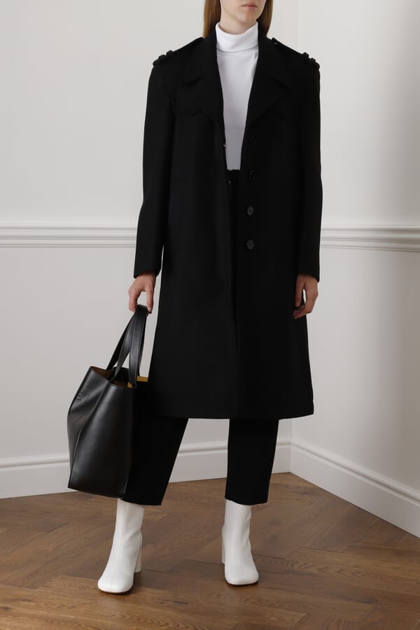 MM6 Maison Margiela Пальто з вовни 00449755_01 №2