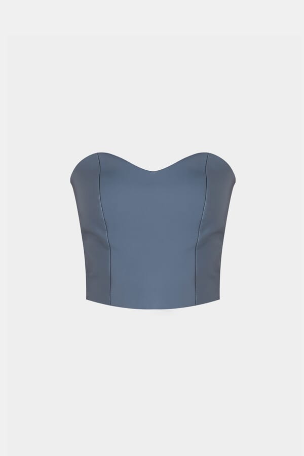 Pritch London Шкіряний топ-корсет 00396620_04 №1