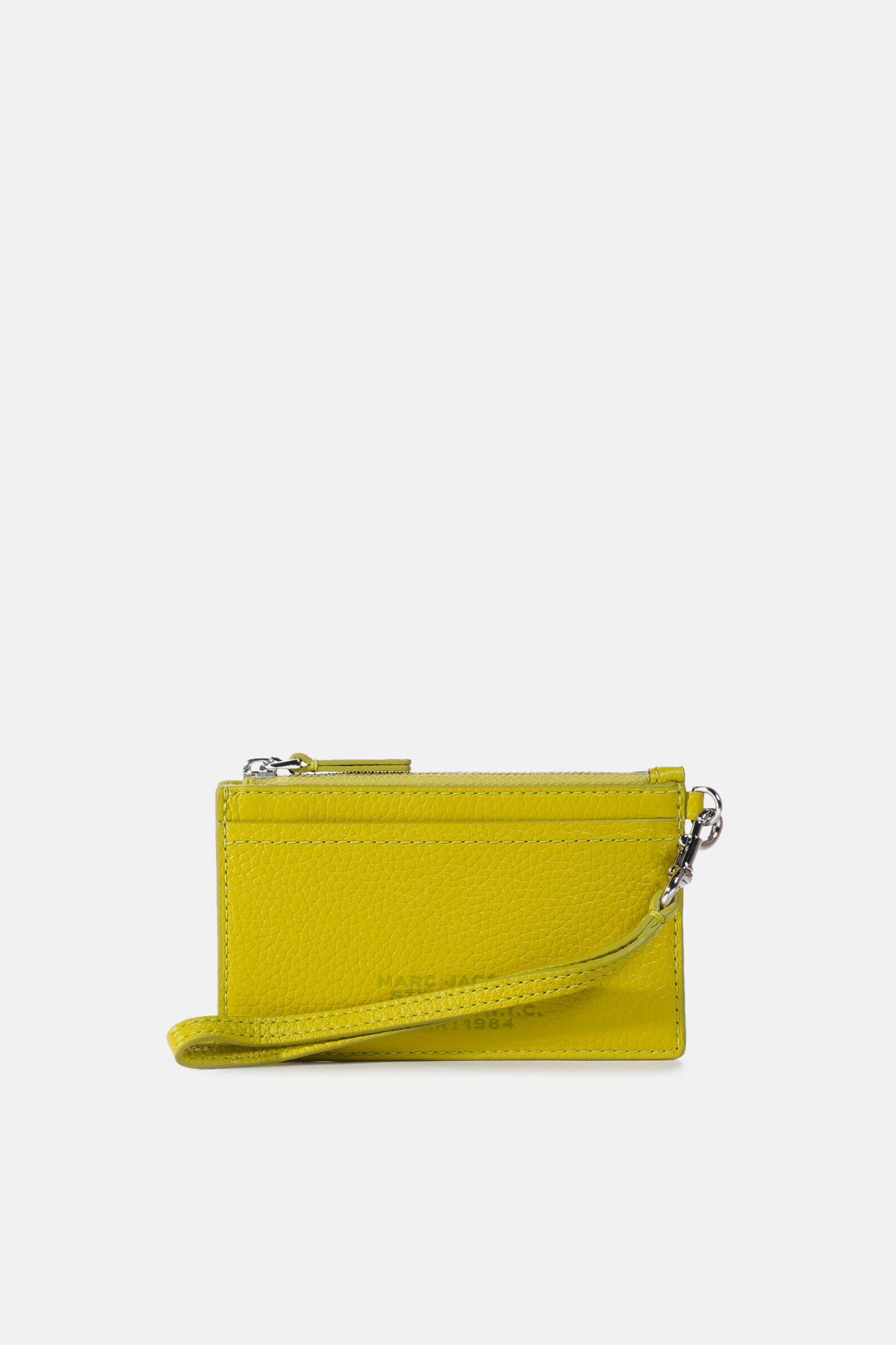 Шкіряний гаманець The Leather Top Zip Wristlet Marc Jacobs