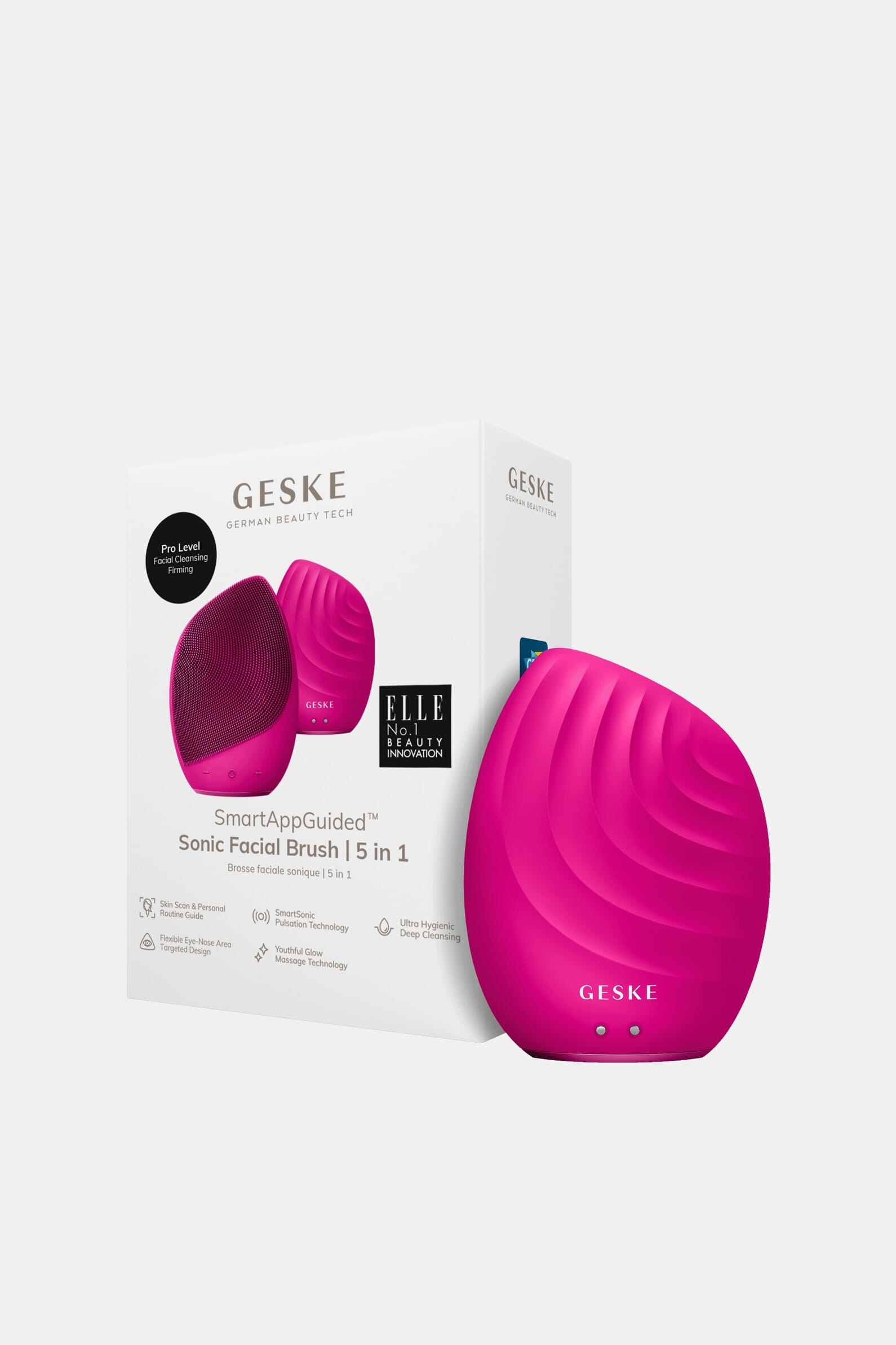 Електронна звукова щітка для обличчя GESKE Sonic Facial Brush 5 в 1