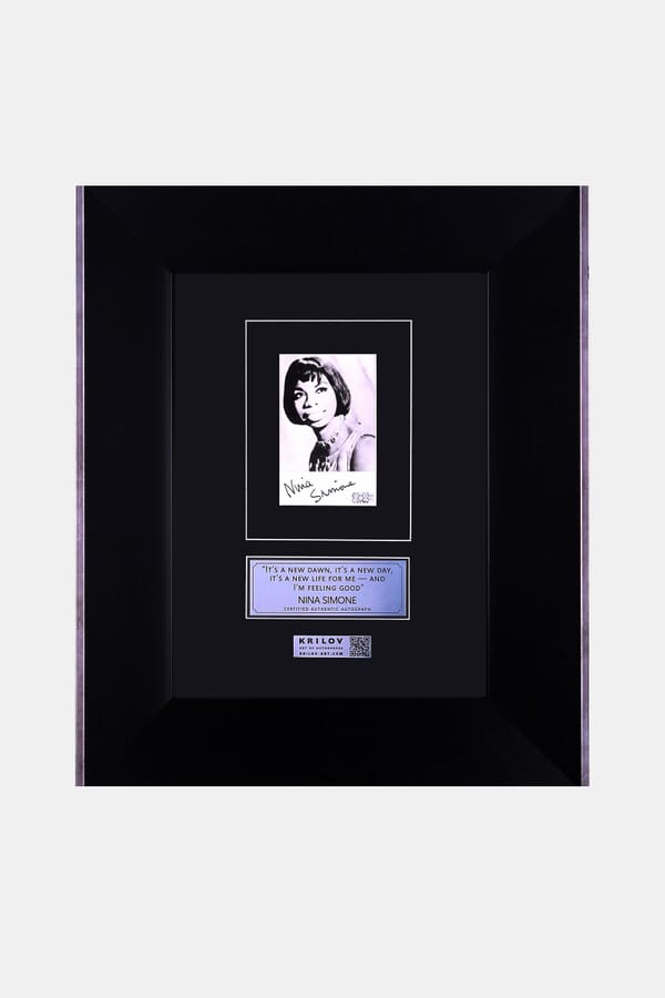 Krilov.Art of Autographs Автограф Ніни Сімон 00639449_35 №1