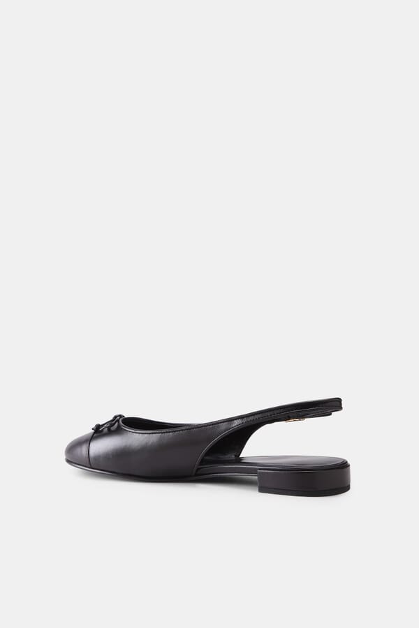 Tory Burch Кожаные туфли  Cap-toe slingback  00607669_01  №3