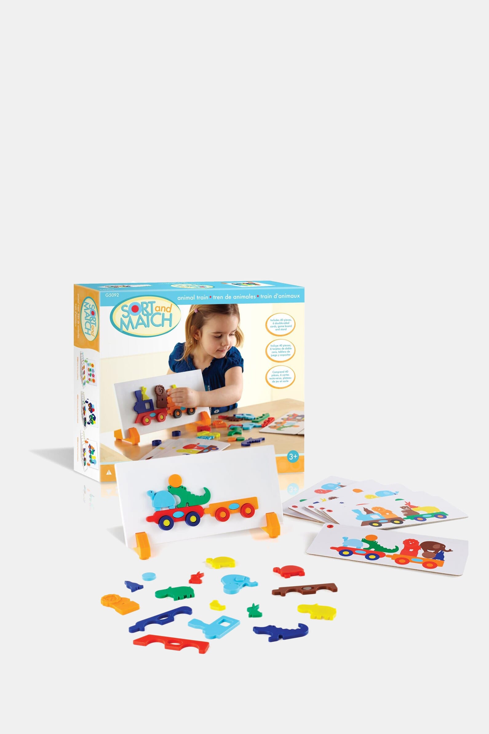 Игровой набор Guidecraft Manipulatives "Поезд с животными"