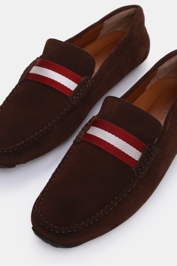 Bally Замшеві мокасини 00431128_05  №4