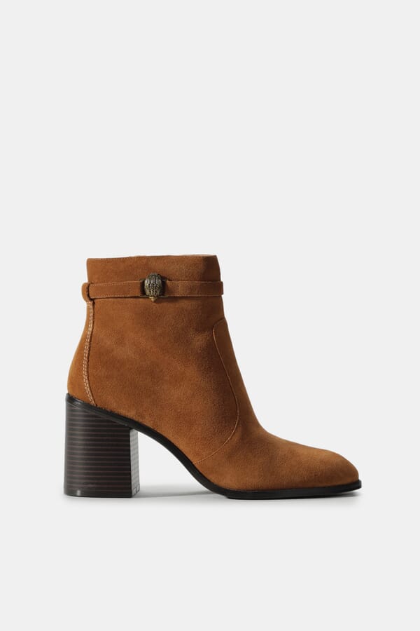 Kurt Geiger Замшеві ботильйони Shoreditch Block Ankle Boots 00507163_05  №1